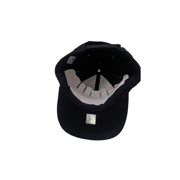 Black USMC Globe & Anchor Logo Adjustable Cap Baseball Hat - Picture 4 of 6